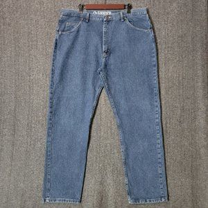 Gander Mountain Jeans Mens 39x31* Blue Relaxed Fit Straight Leg Medium Wash